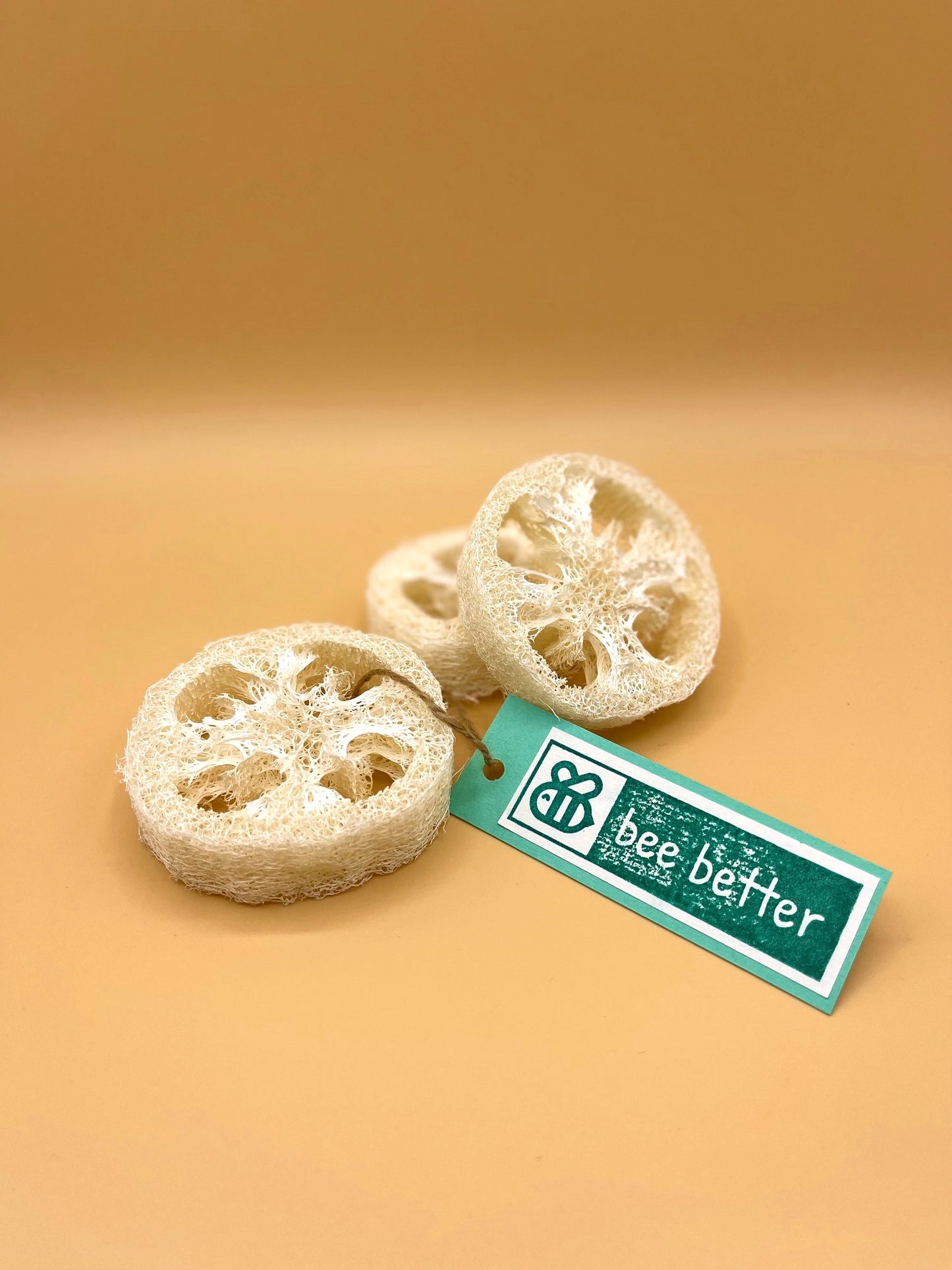 3 Stk. Luffa-Scheibe (Shampoo und Seifenablage)
