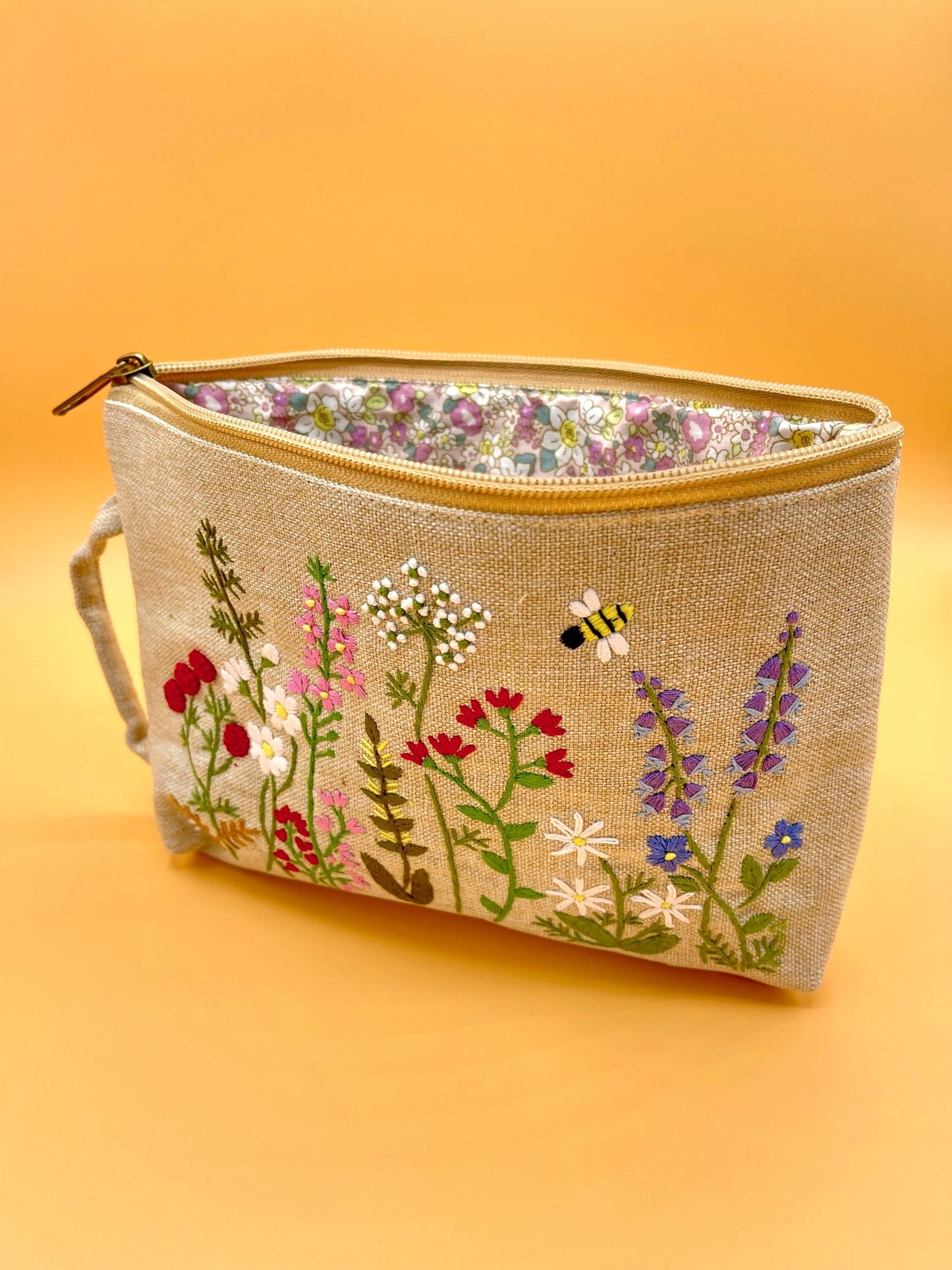 Kosmetiktasche Blumenwiese