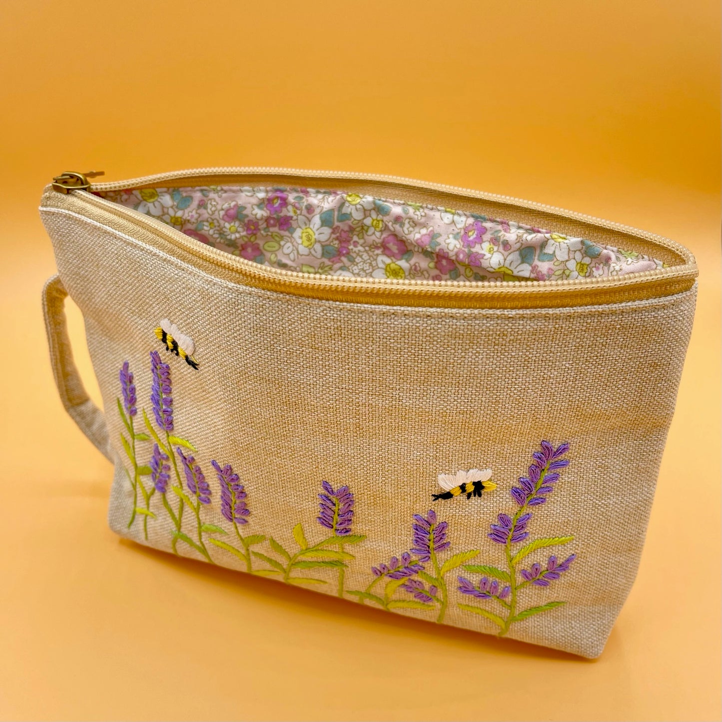 Kosmetiktasche Lavendelblüte