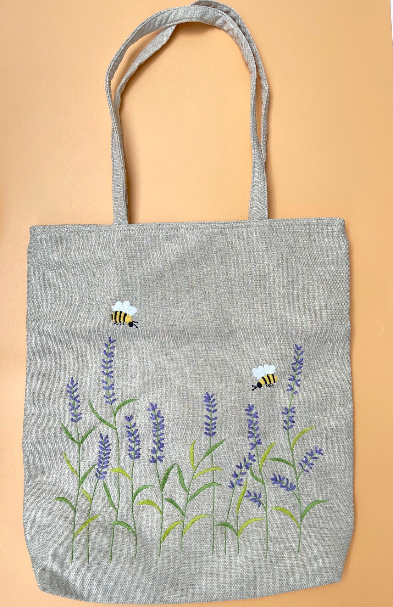 Einkaufstasche Lavendelblüte