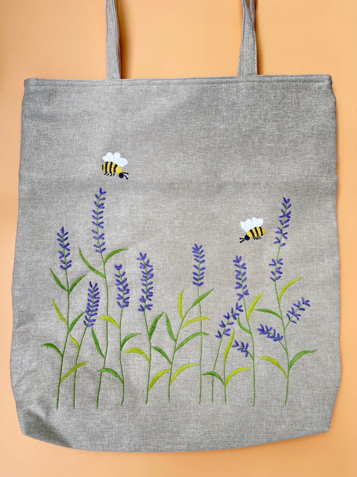 Einkaufstasche Lavendelblüte