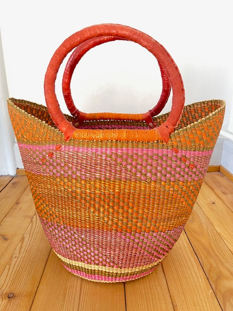 Bolga Strohtasche gross - Tuvalu