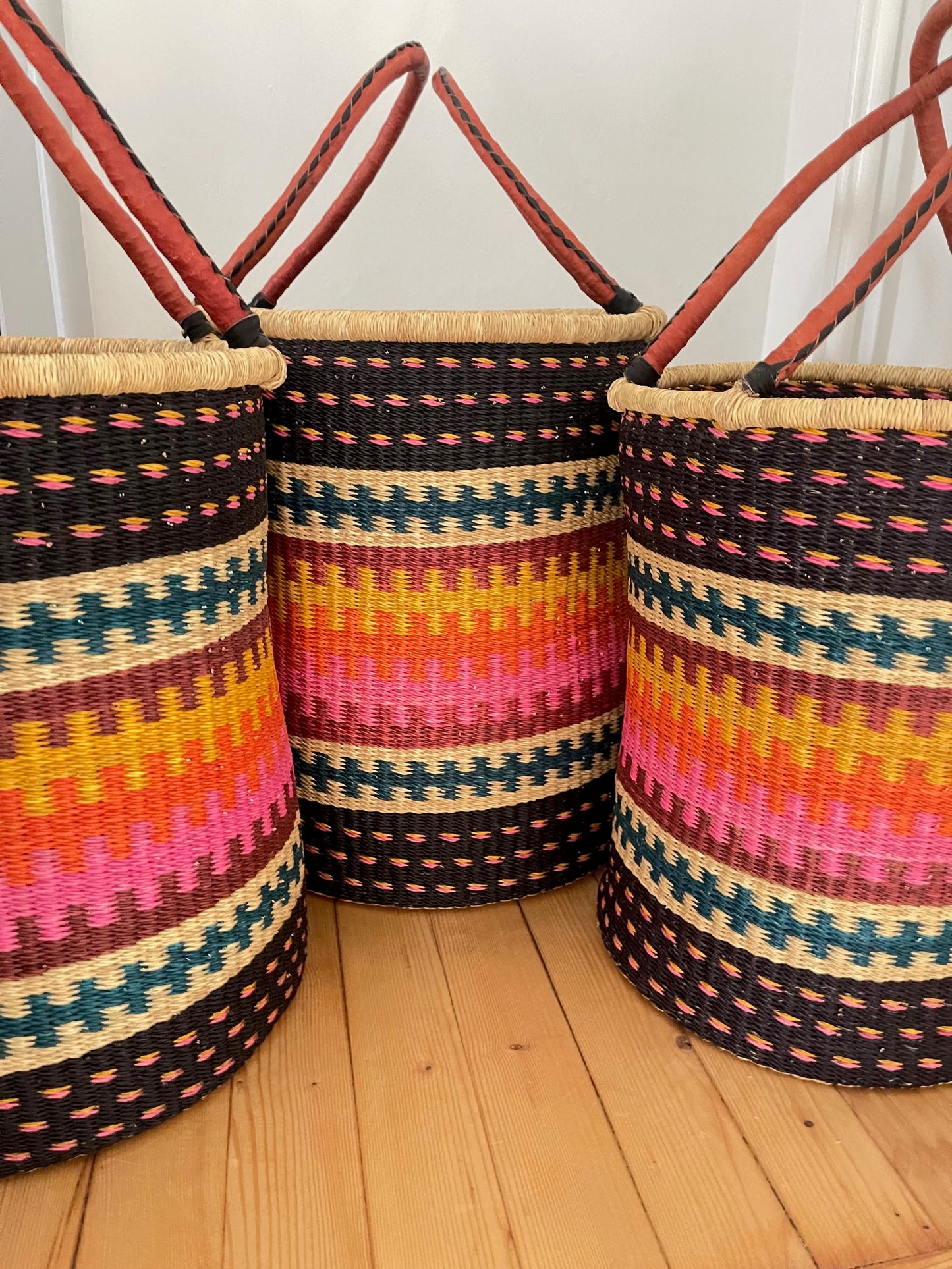 Bolga Wäschekorb Dreierset - Kapstadt