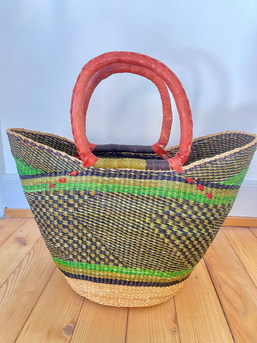 Bolga Strohtasche gross - Mumbai