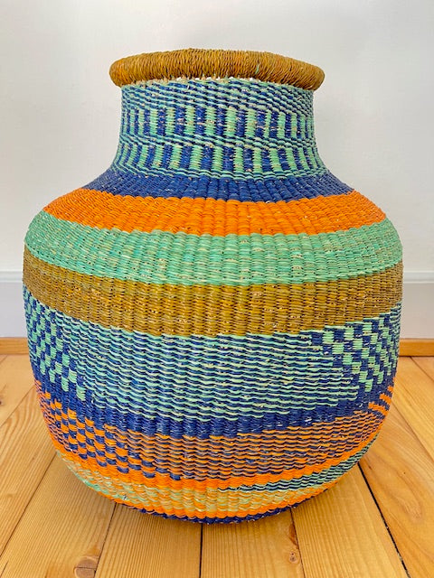 Deko Vase handgewebt - Madeira
