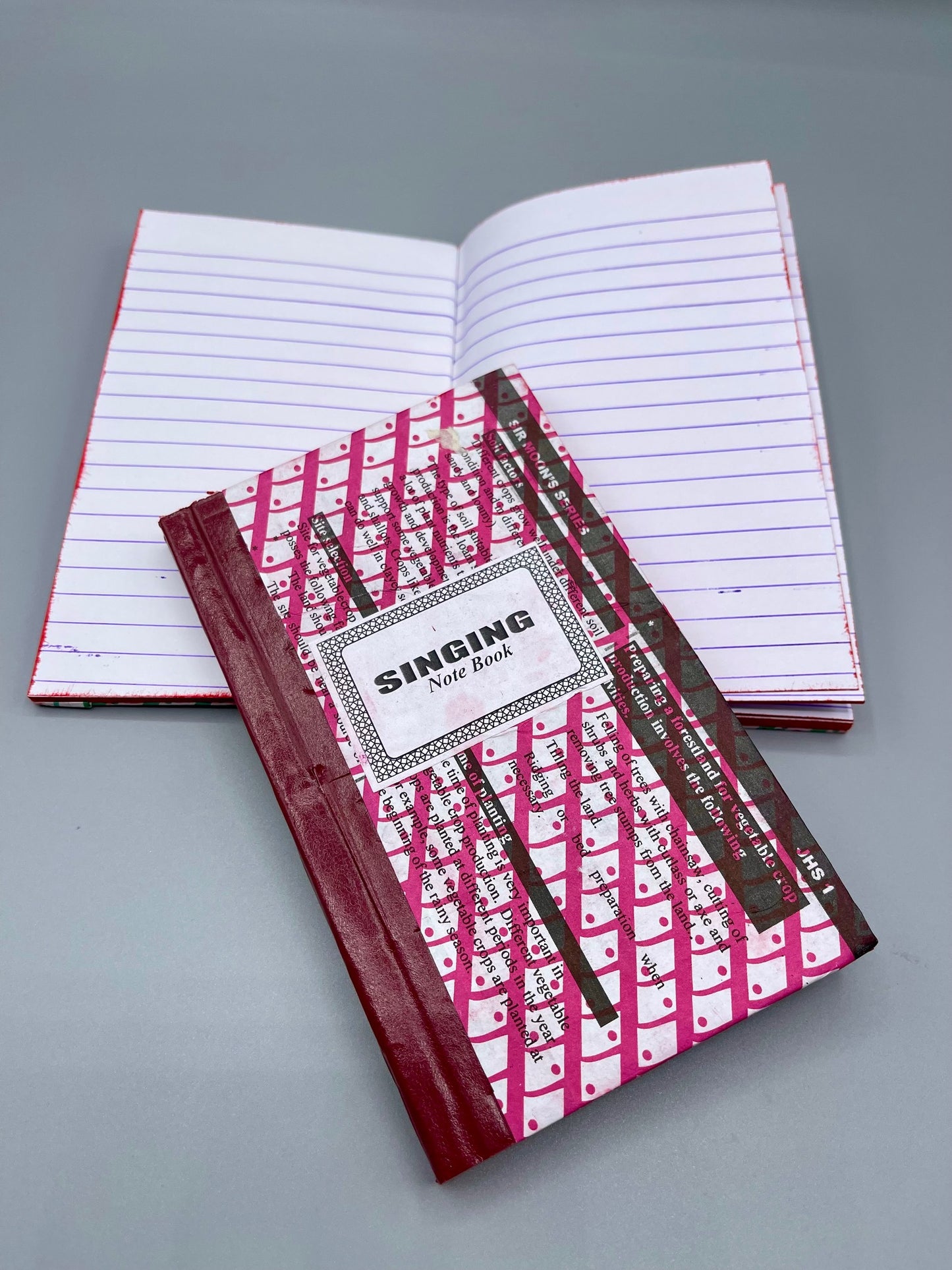 Notizbuch grün - handgefertigt