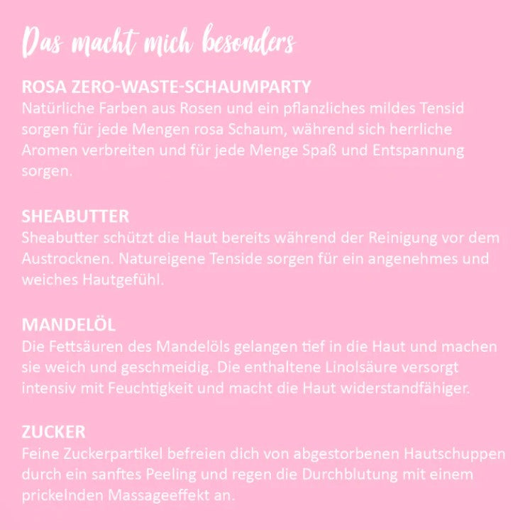 puremetics Badebombe 'Rosengarten'