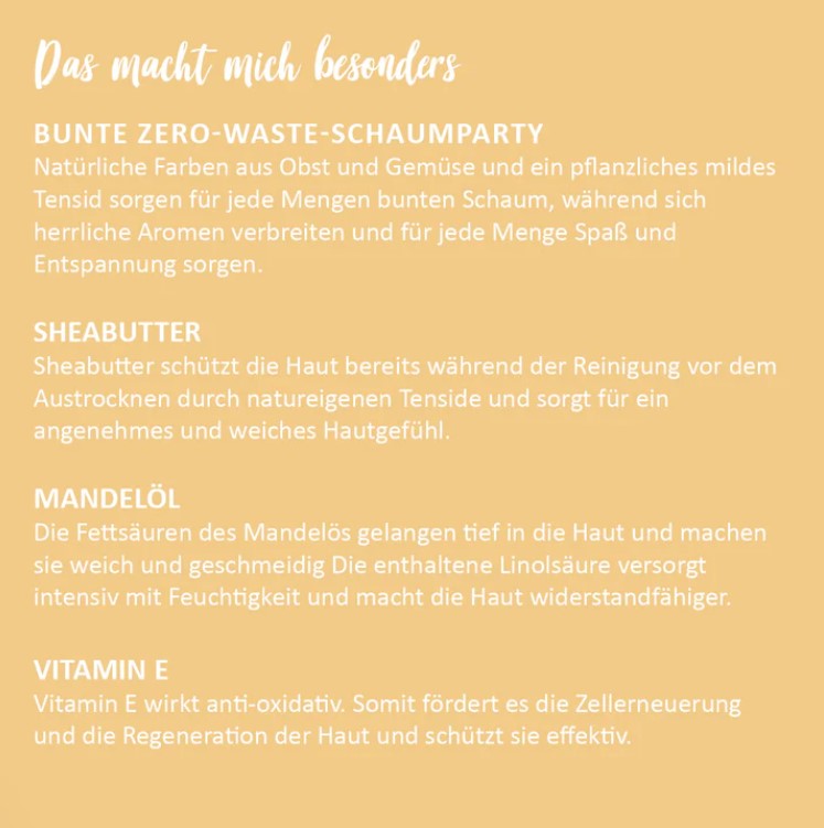 puremetics Badebombe 'Zitrone-Vanille'
