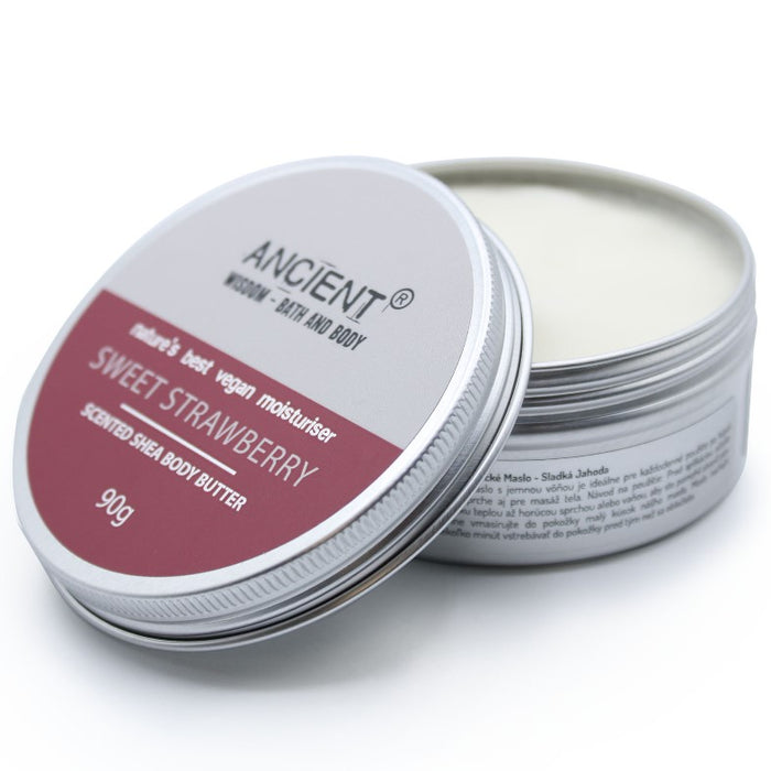 Natürliche Körperbutter – Sweet Strawberry (90 g)