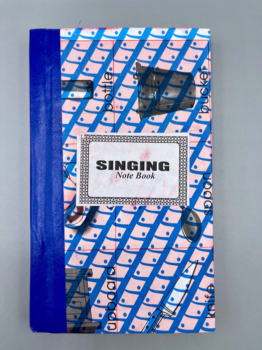 Notizbuch Blau – Handgefertigt aus Upcycling-Material