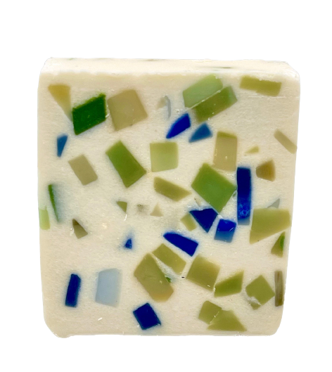 Bambus-Reismilch Terrazzo Seife (vegan)