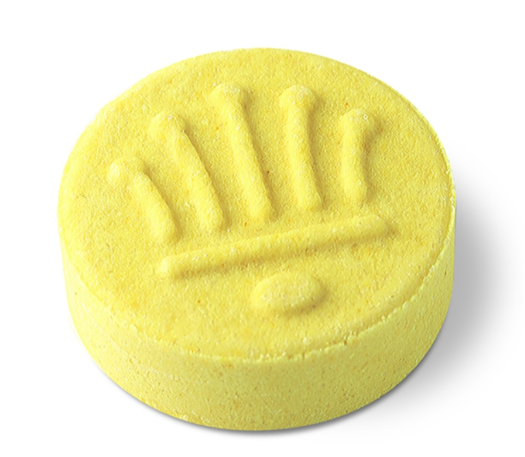 Festes Zitronenshampoo (vegan)