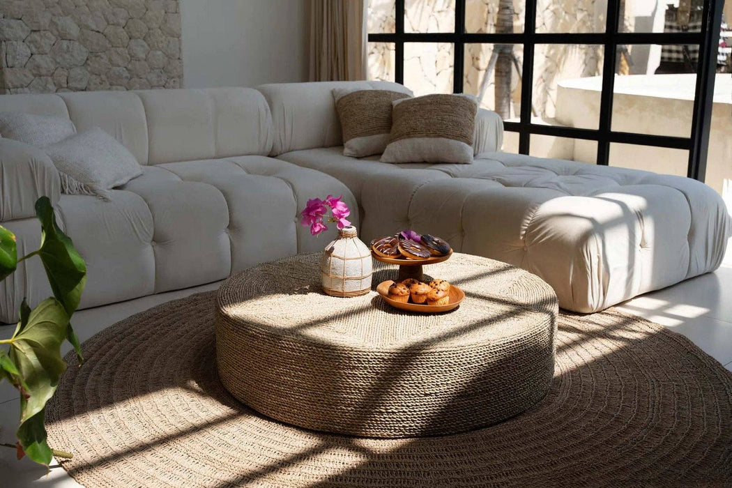 Teakholz Kuchenplatte mit Fuss - Grösse L