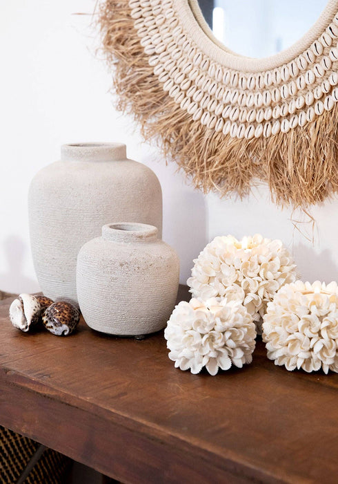 Flower Power Kerzenhalter – Muscheldesign