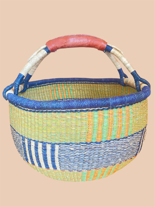 Bolga Einkaufskorb gross handgeflochten aus Ghana – Florenz