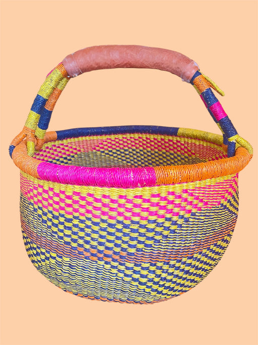 Bolga Einkaufskorb gross handgeflochten aus Ghana – Havanna