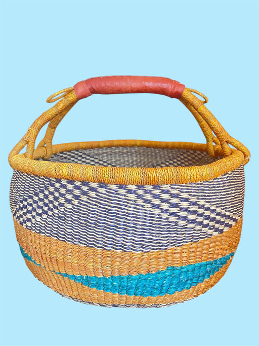 Bolga Einkaufskorb gross handgeflochten aus Ghana – Reykjavik