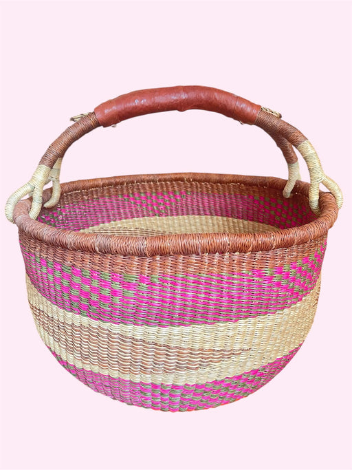 Bolga Einkaufskorb gross handgeflochten aus Ghana – Stockholm