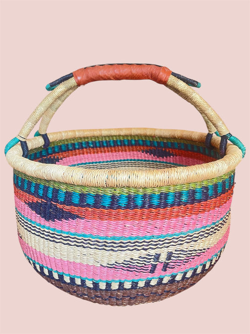 Bolga Einkaufskorb gross handgeflochten aus Ghana – Zanzibar