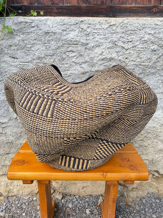 Deko Vase handgewebt - Zug