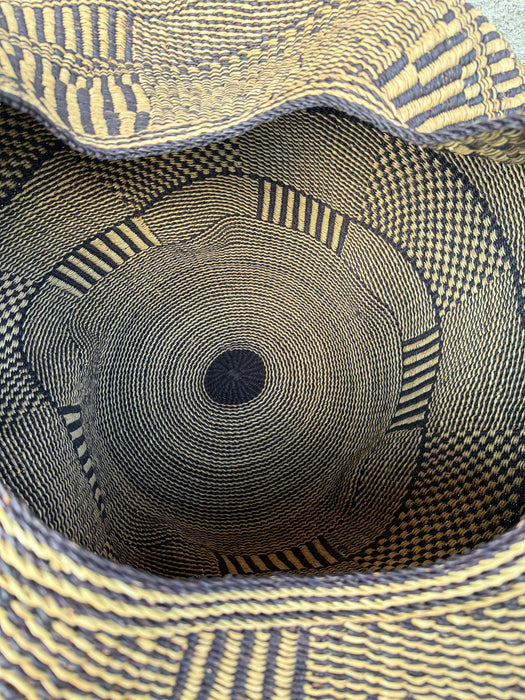Deko Vase handgewebt - Zug