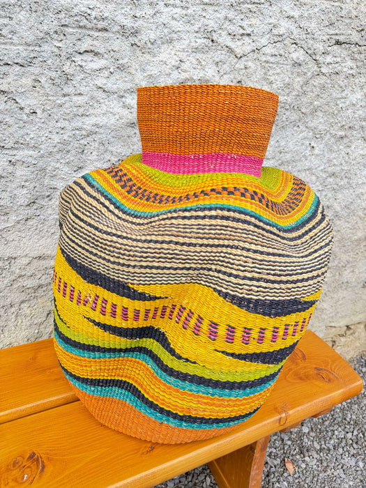 Deko Vase handgewebt - Schwyz