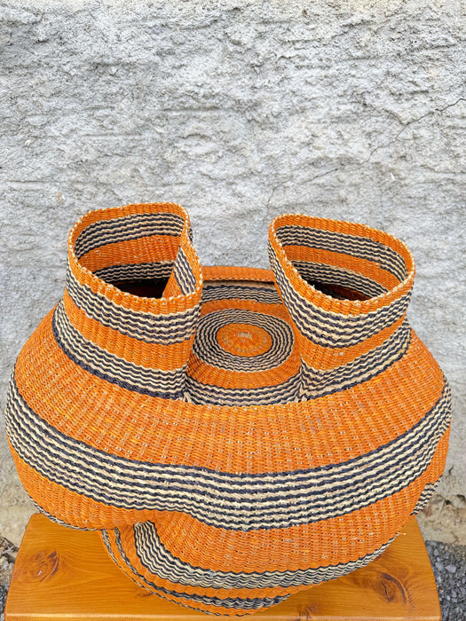 Deko Vase handgewebt - Samedan