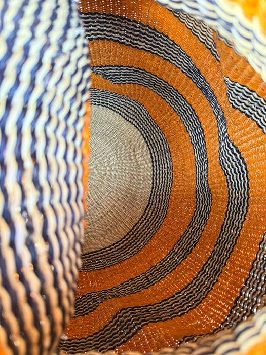 Deko Vase handgewebt - Samedan