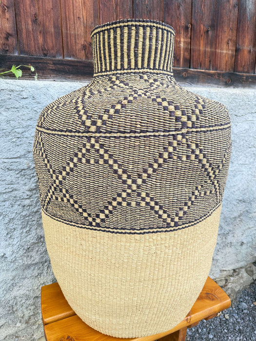 Deko Vase handgewebt - Brunnen