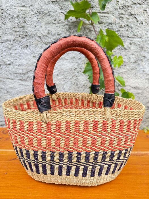 Einkaufskorb oval klein - Rolle