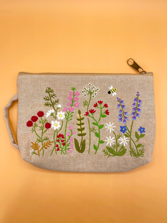 Kosmetiktasche Blumenwiese