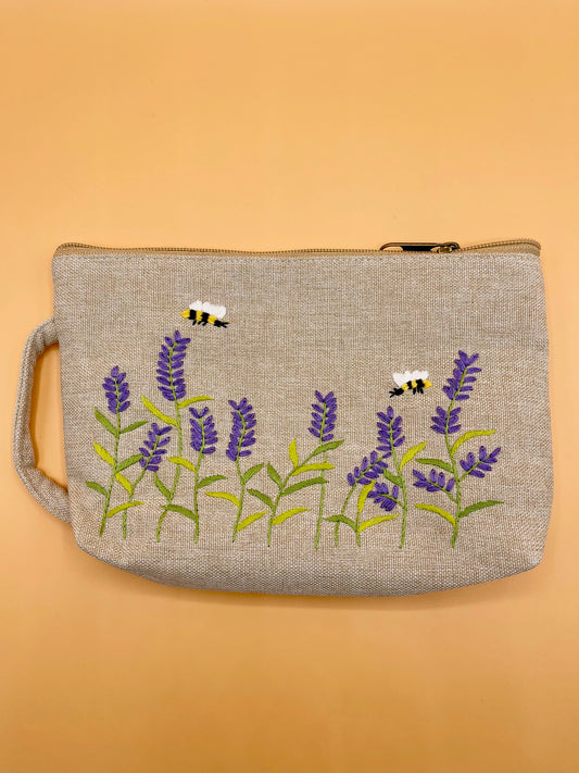 Kosmetiktasche Lavendelblüte