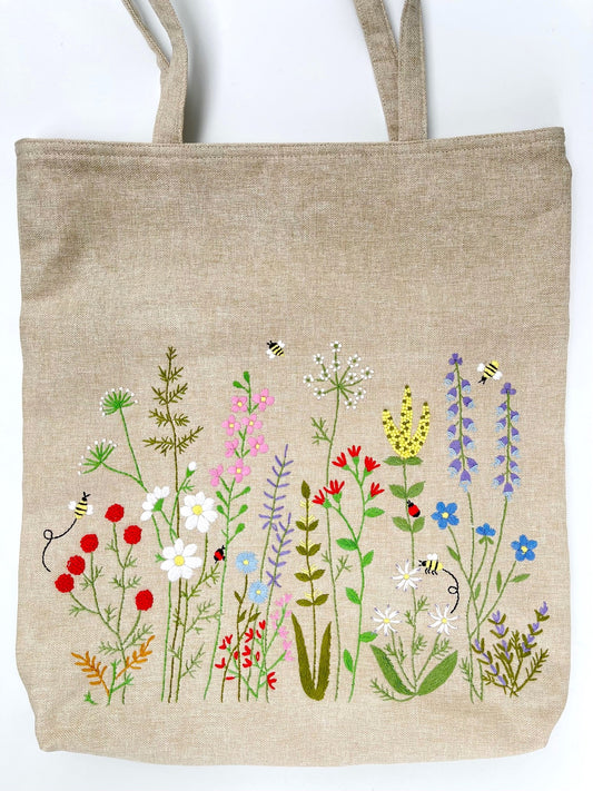 Einkaufstasche Blumenwiese