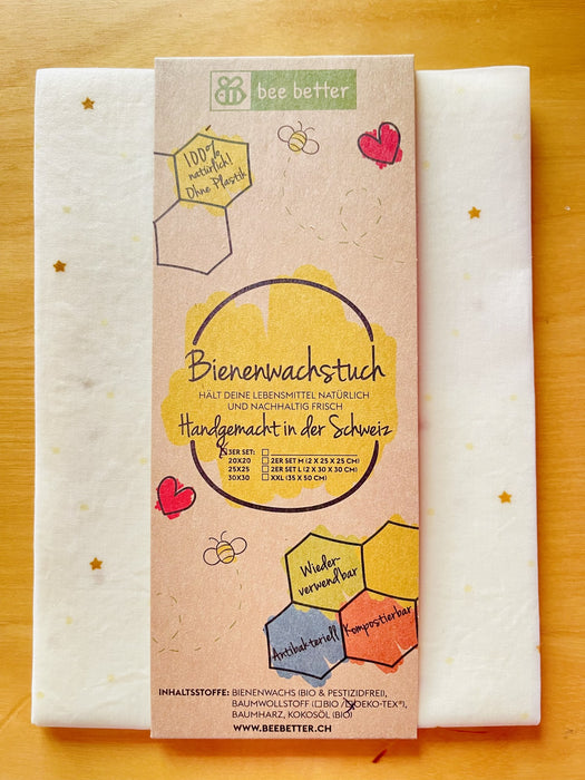 Bienenwachstuch 3er Set - Sternenhimmel