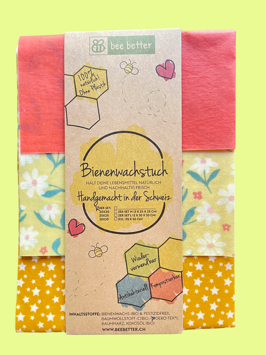 Bienenwachstuch 3er Set - Surprise/ Überraschung !