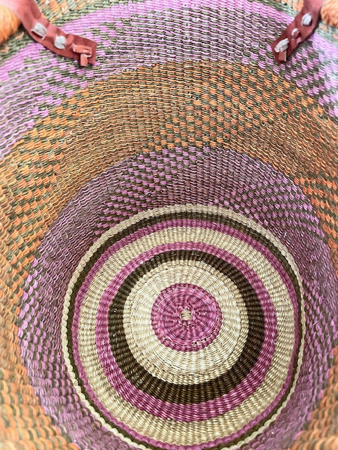 Bolga Strohtasche gross - Tuvalu