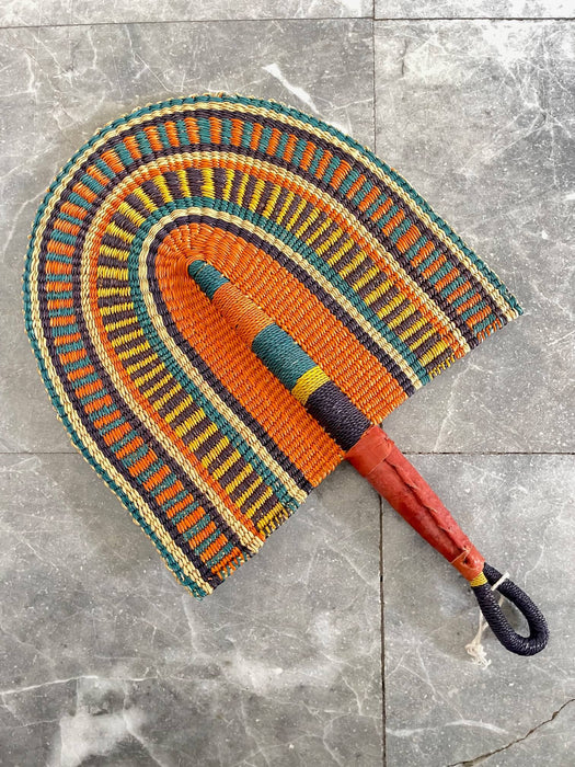 Handfächer robust - Black Mint