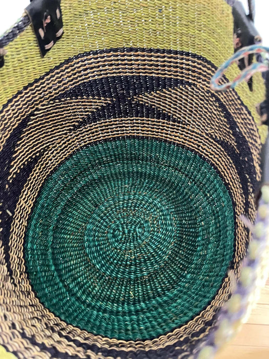 Basket Bag Merida – Handgeflochtene Umhängetasche aus Elefantengras