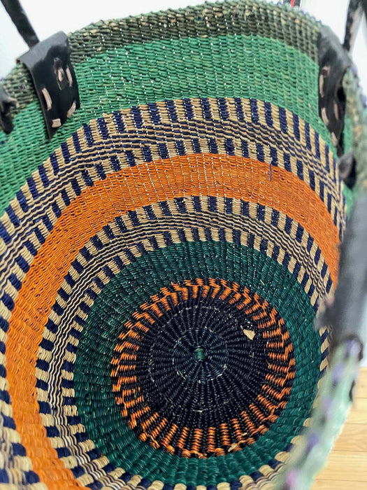 Basket Bag Hannah – Handgeflochtene Umhängetasche aus Elefantengras