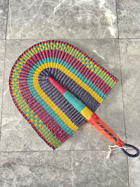 Handfächer robust - Tequilla Sunrise