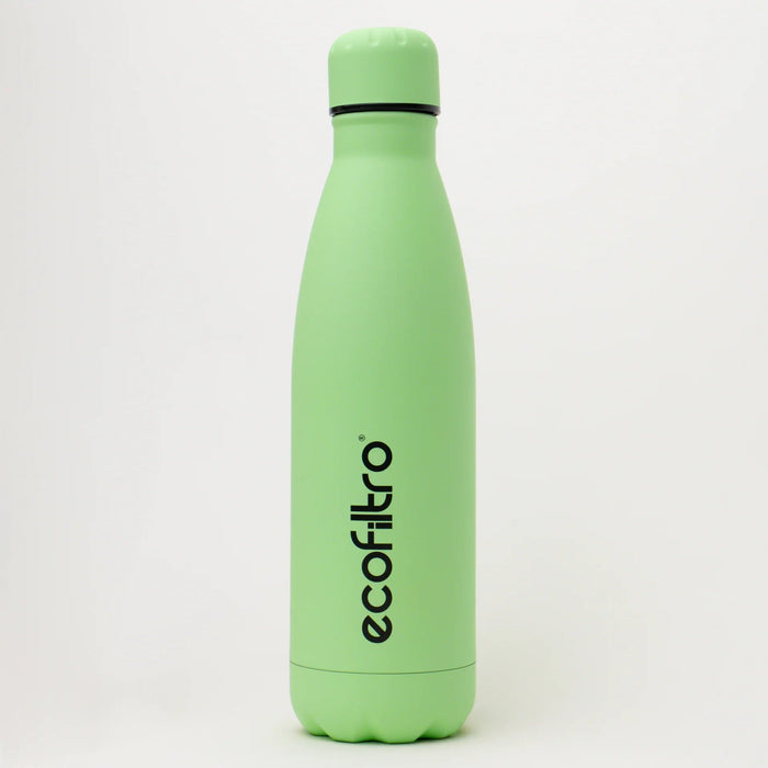 Ecofiltro Isolierflasche 500 ml – Doppelwandige Edelstahl-Trinkflasche | Hält 24 h kalt & 12 h heiss
