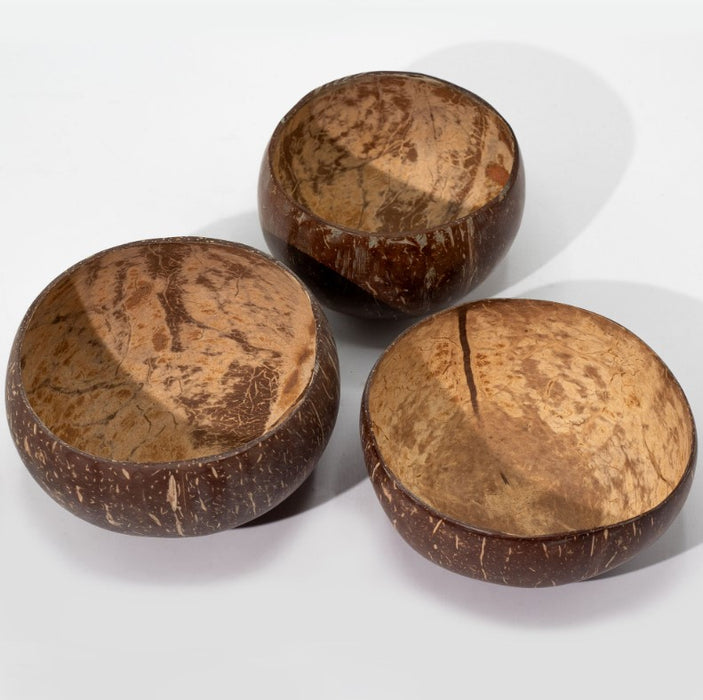Kokosschale – Poliert – Bastel- & Dekoschale 10x14 cm
