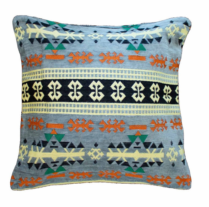 Kilim Kissenbezug – Naturgrau