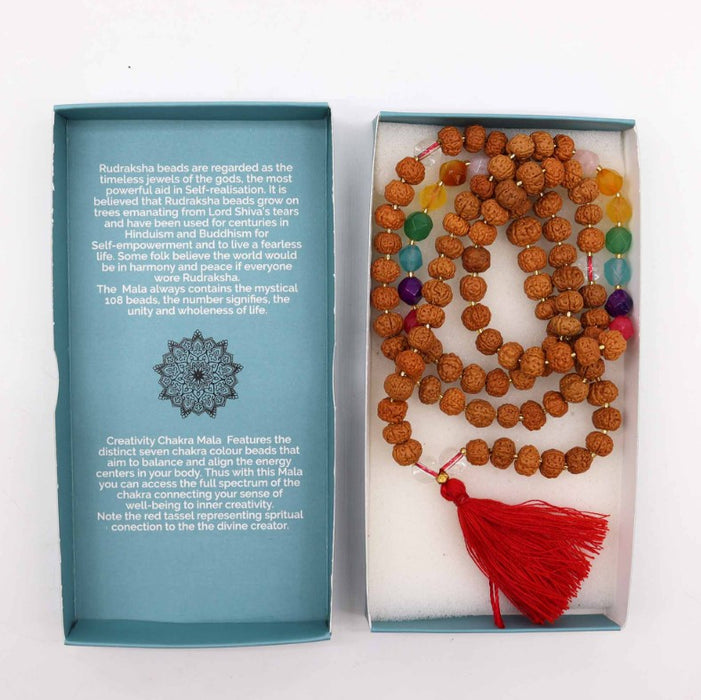 Bali Mala Kette – Kreativitäts Chakra