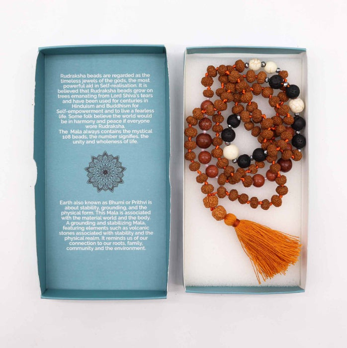 Bali Mala Kette – Element Erde