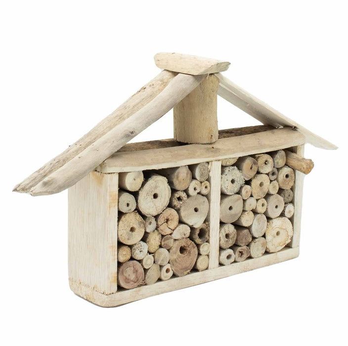 Insektenhaus aus recyceltem Treibholz – Handgefertigt