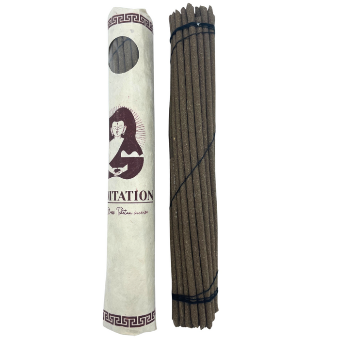 Premium Tibetische Räucherstäbchen – Meditation (30 Sticks)