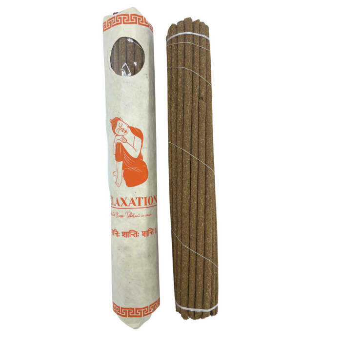 Premium Tibetische Räucherstäbchen – Relaxing (30 Sticks)