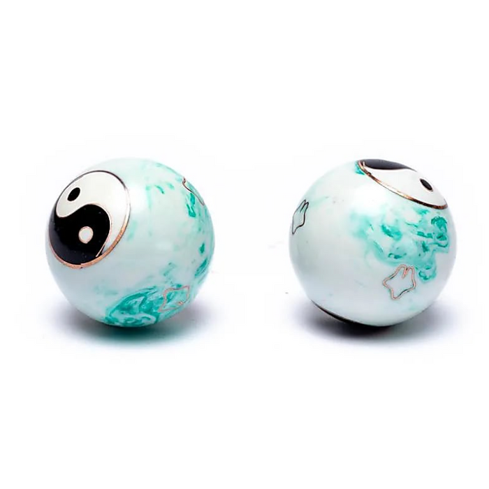Klangkugeln „Yin & Yang“ – Set aus zwei Kugeln (Ø 3.5cm)