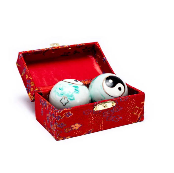 Klangkugeln „Yin & Yang“ – Set aus zwei Kugeln (Ø 3.5cm)